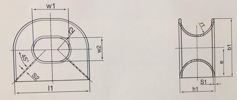 DIN 81915 Marine Chock Type C